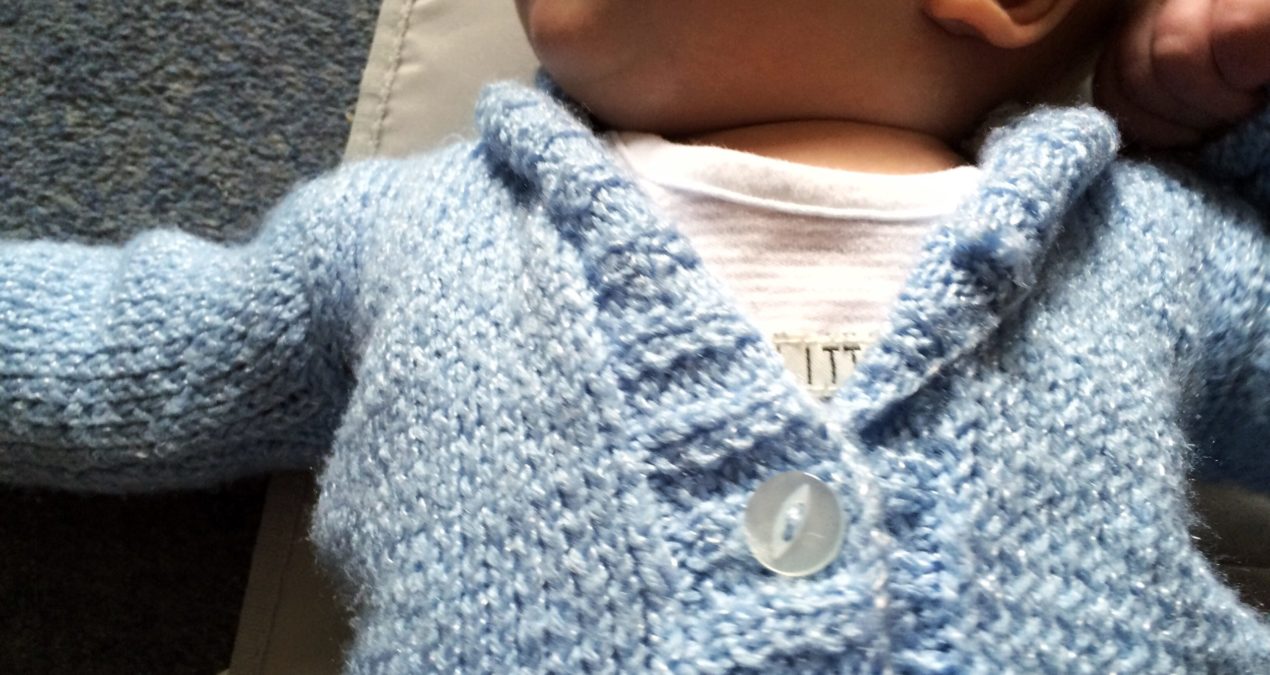 LPM Made This: Knitted Baby Cardigan