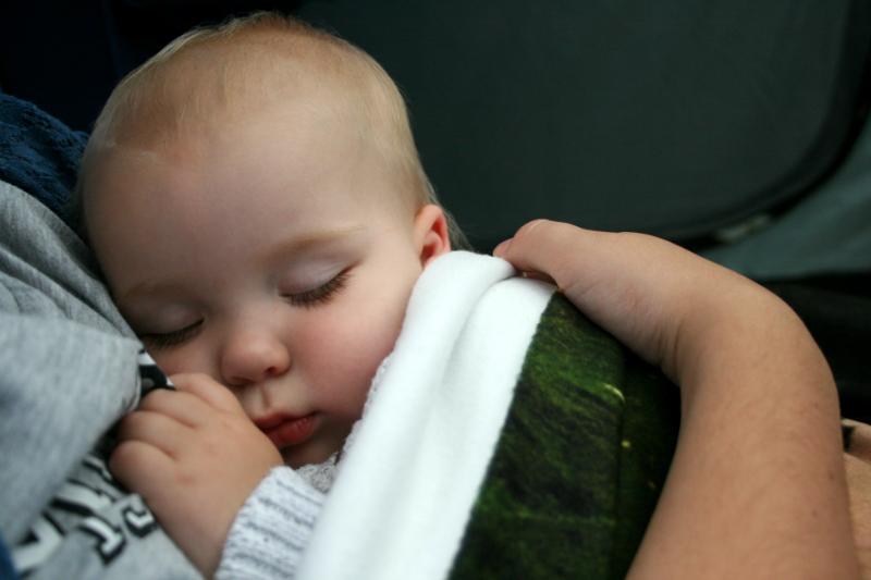 Our Family Camps with our Personalised Blanket