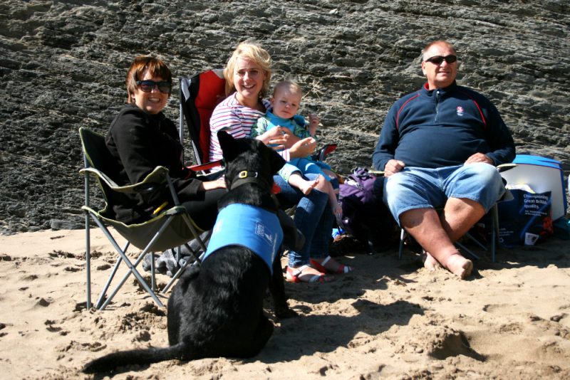 Family Trip to Mwnt Beach
