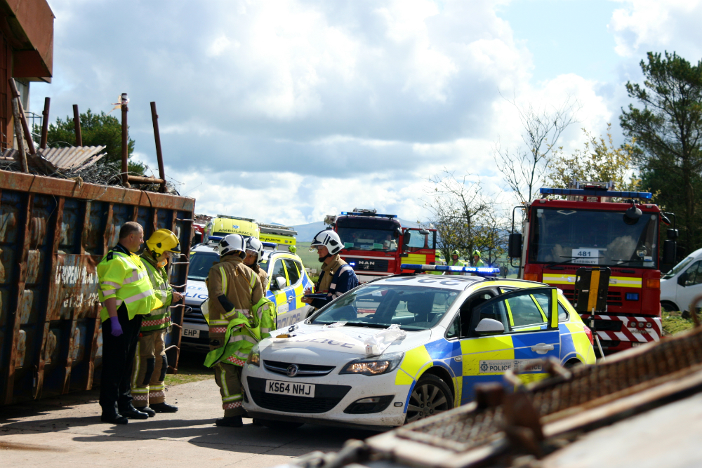 Joint Exercise with Police and Fire and Rescue