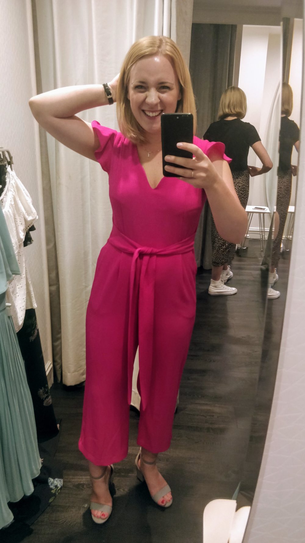 A pink jumpsuit? Can I pull it off? Oasis Fashion