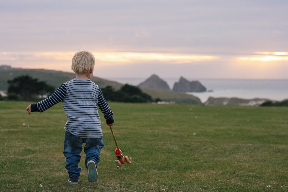 Camping at Trevornick, Cornwall