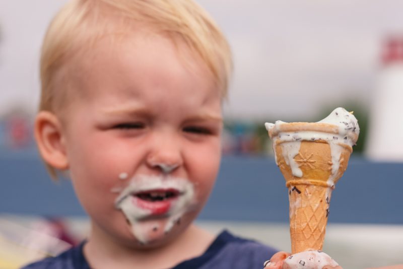 Ice cream everywhere at Holywell Fun Park