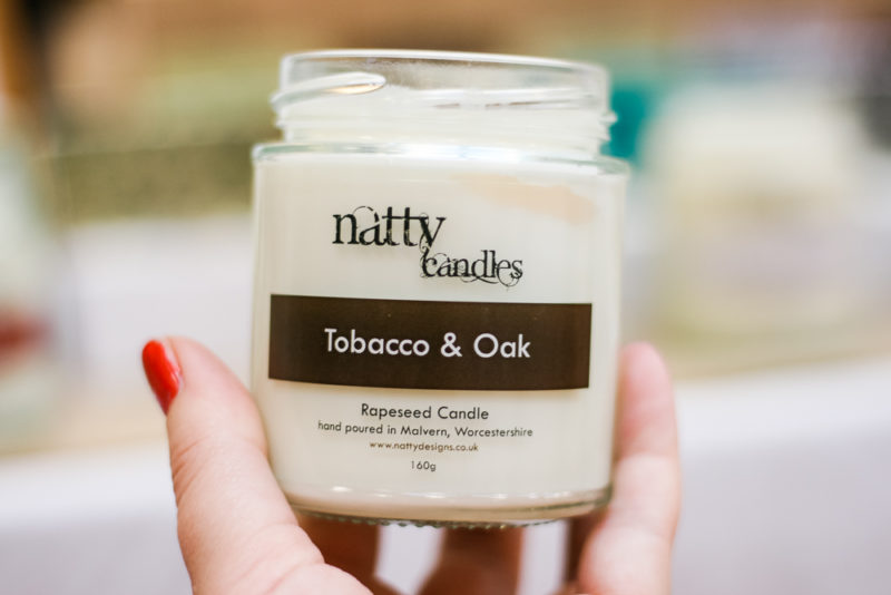 Tobacco & Oak candle by Natty.Designs