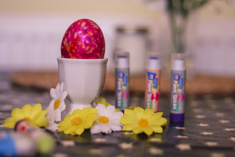 Easter Egg Painting with Little Brian Paint Sticks